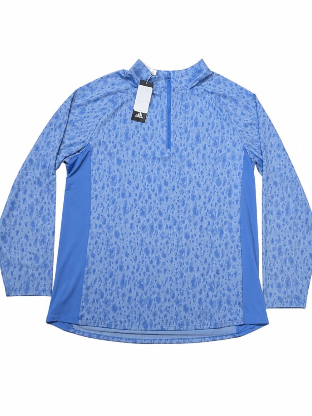 adidas Women's Quarter Zip Long Sleeve Golf Polo